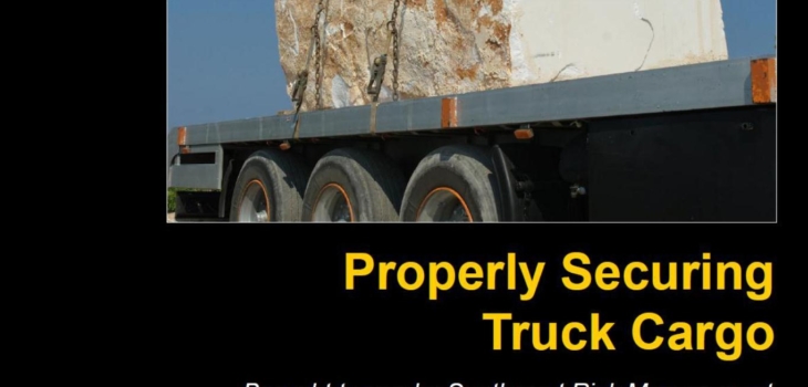 Properly Securing Truck Cargo